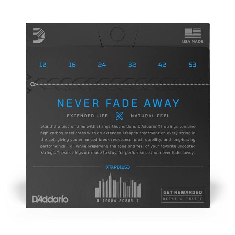 D'Addario - 12-53 XT Phosphor Bronze - Light XTAPB1253
