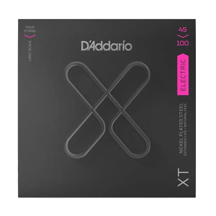 D'Addario - 45-100 XT Long Scale Bass Nickel Plated Steel - Regular Light XTB45100