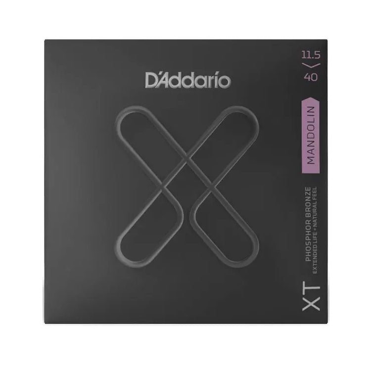 D'Addario - 11.5-40 XT Mandolin Phosphor Bronze - Custom Medium XTM11540