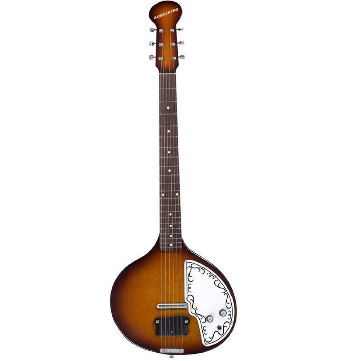 Danelectro - 60 Baby Sitar - Brown Burst