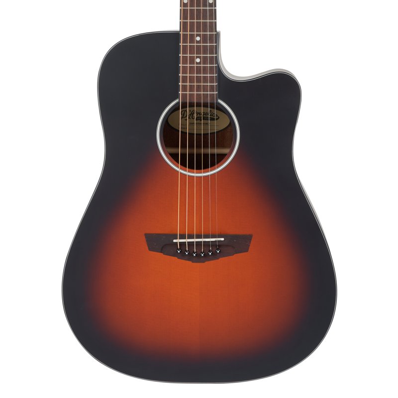 D'Angelico - Premier Bowery LS Electric Guitar, Satin Vintage Sunburst #DAPLSD500SVSBCP