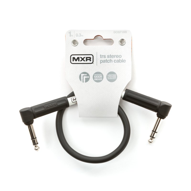 MXR - MXR 1 Ft TRS Stereo Cable, Right / Right #DCIST01RR