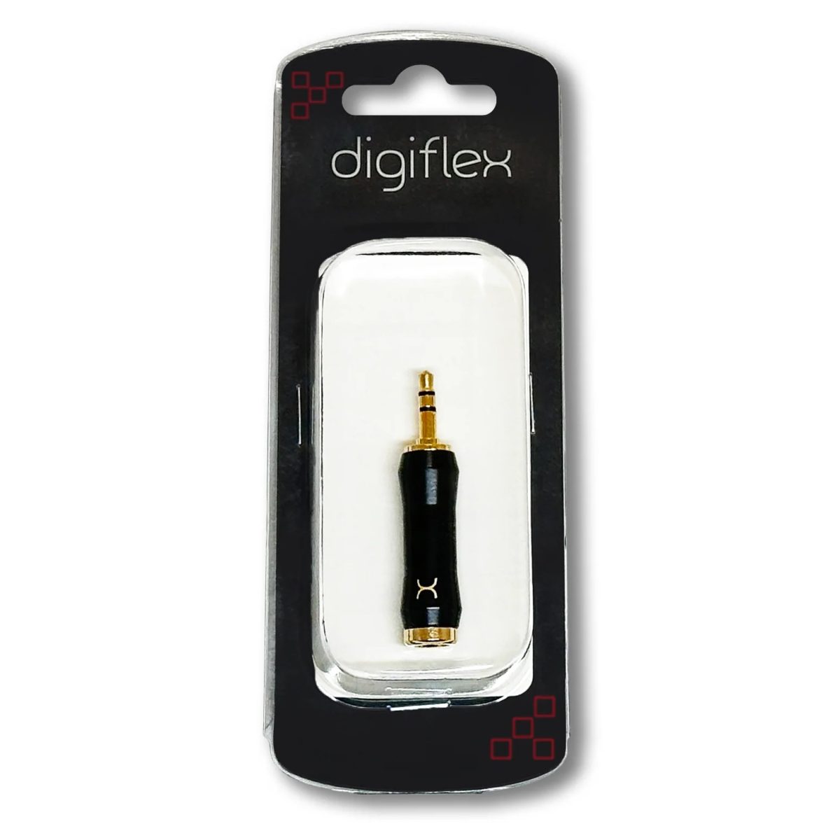 Digiflex - HAAX 1/8 TRS M to 1/4 TRS F Premium Audio Adapters #HAAX-SK201