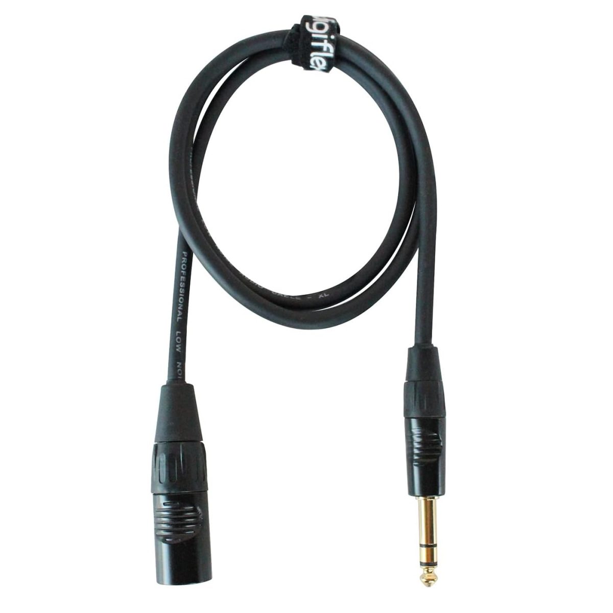 Digiflex - 6′ Pro Adapter Cable - XLR M to 1/4 TRS #HXMS-6