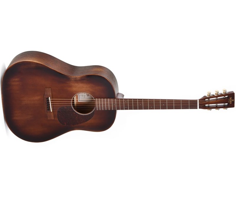 Sigma - 15 Series Dreadnought Slope Shoulder Acoustic Guitar, Distressed Satin #DJM-15-AGED