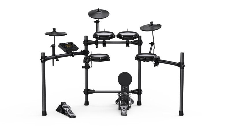 NUX - All Mesh Head Digital Drum Kit with Motorcycle Style Drum Throne #DM-210-K
