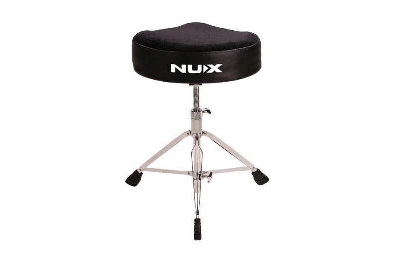 NUX - All Mesh Head Digital Drum Kit with Motorcycle Style Drum Throne #DM-210-K
