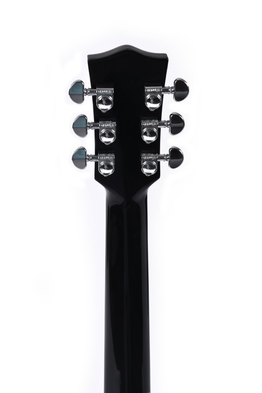 Sigma - SG Series Dreadnought Acoustic Guitar With Case, Polished Gloss with Black Finish #DM-SG5-BK