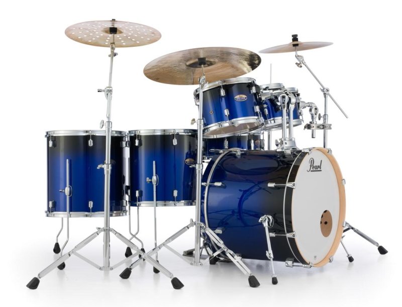 Pearl - Decade Maple 5-Piece Shell Pack Drum Set, Kobalt Blue Fade #DMP925SPC216
