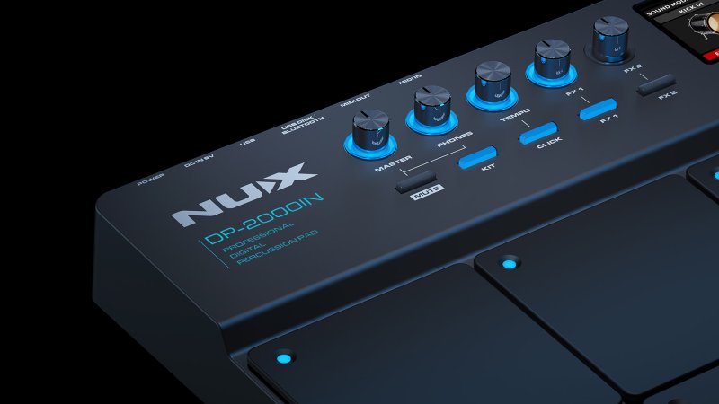 NUX - Premium Custom Indian Sampled Electronic Drum Pad #DP-2000-IN