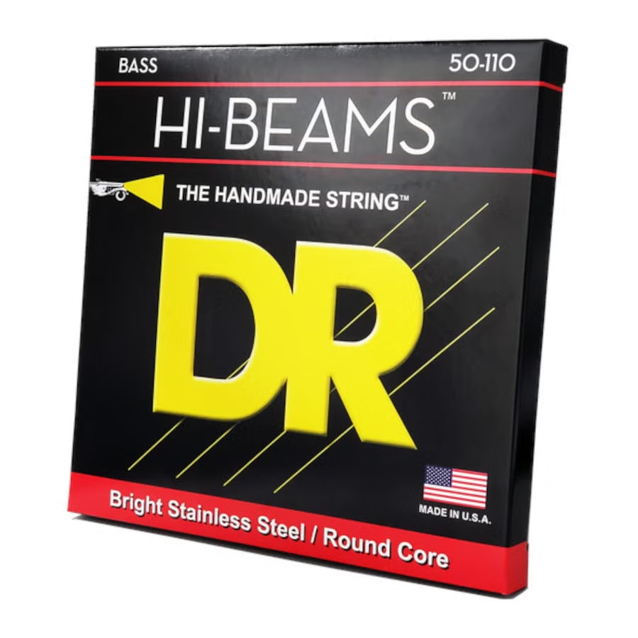 DR Strings - 50-110 Hi-Beams Stainless Steel Bass String - Heavy #ER-50