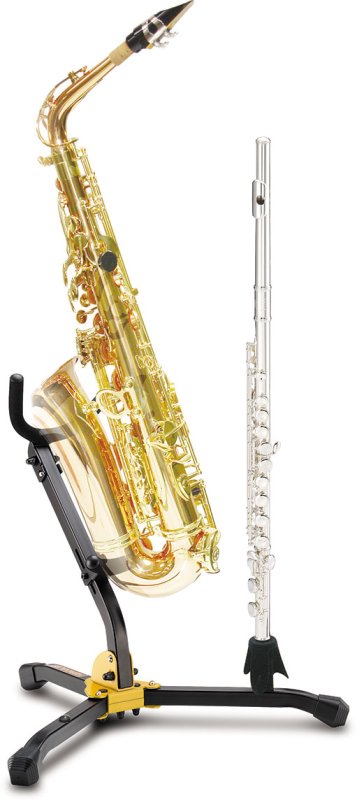 Hercules Stands - Alto / Tenor saxophone & Flute/Clarinet Stand w/ Bag #DS532BB