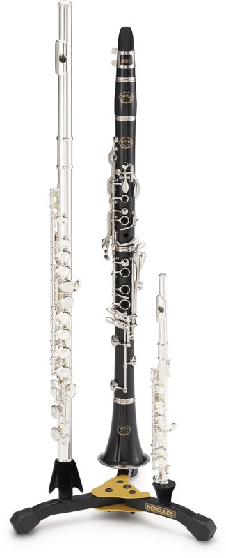 Hercules Stands - Flute, Clarinet And Piccolo Stand #DS543BB