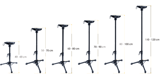 Hercules Stands - Hercules DS753BB 2-Way Low Brass Stand #DS753BB