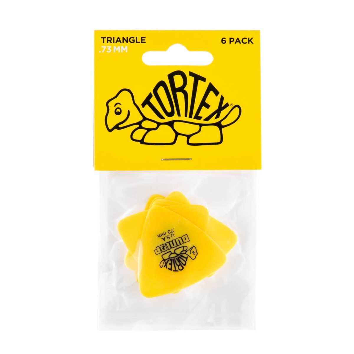 Dunlop - 6-Pack .73mm Tortex Triangle Pick - 431P073 Pack