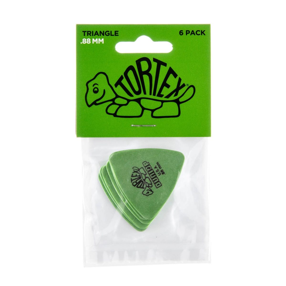 Dunlop - 6-Pack .88mm Tortex Triangle Pick - 431P088