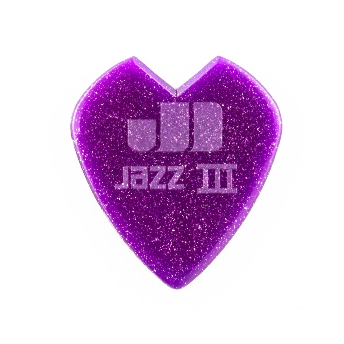 Dunlop - 47PKH3NPS - 6 Pack Kirk Hammett Jazz III Pick - Purple Sparkle Back