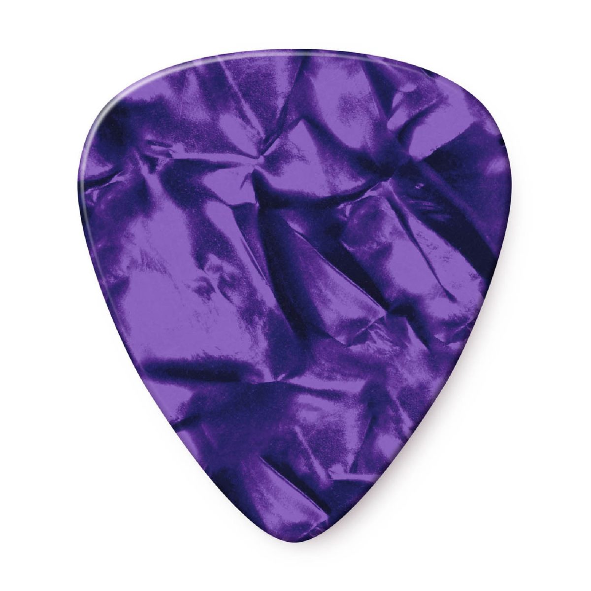 Dunlop - Medium Celluloid Purple Pearloid Pick - 12 Pack Pick Back