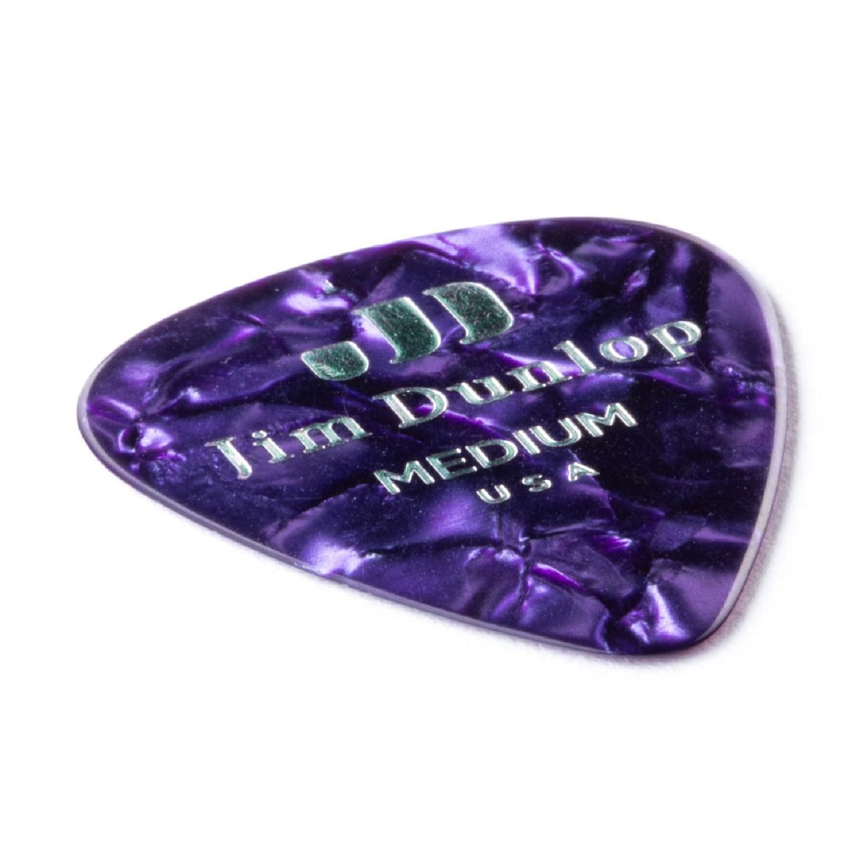 Dunlop - Medium Celluloid Purple Pearloid Pick - 12 Pack Thickness