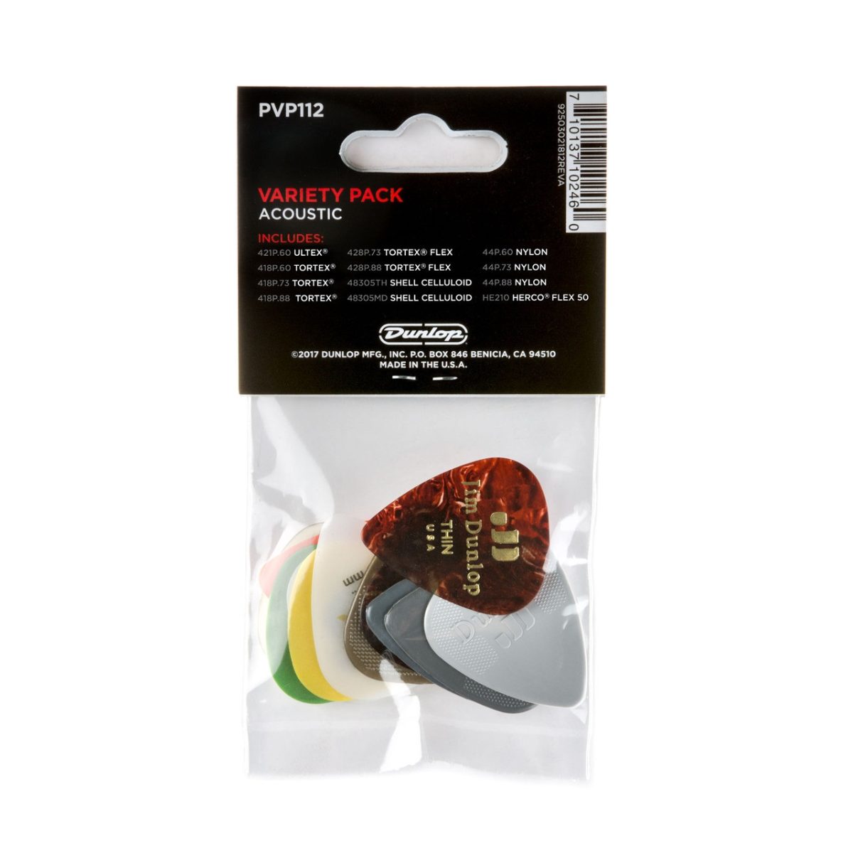 Dunlop - Acoustic Pick Variety Pack - PVP112