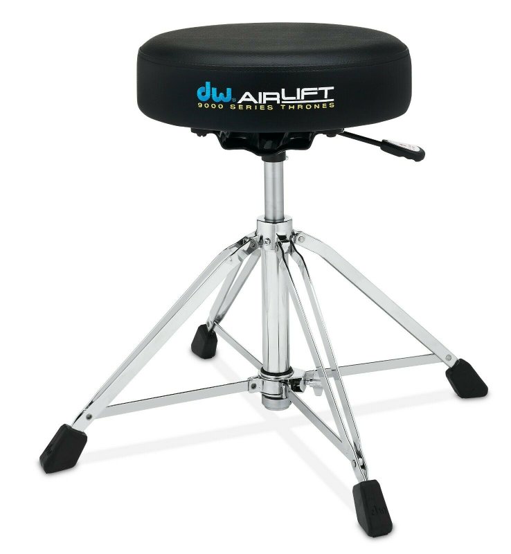 DW Drums - Heavy Duty Throne, Air Lift, Round Top #DWCP9100AL