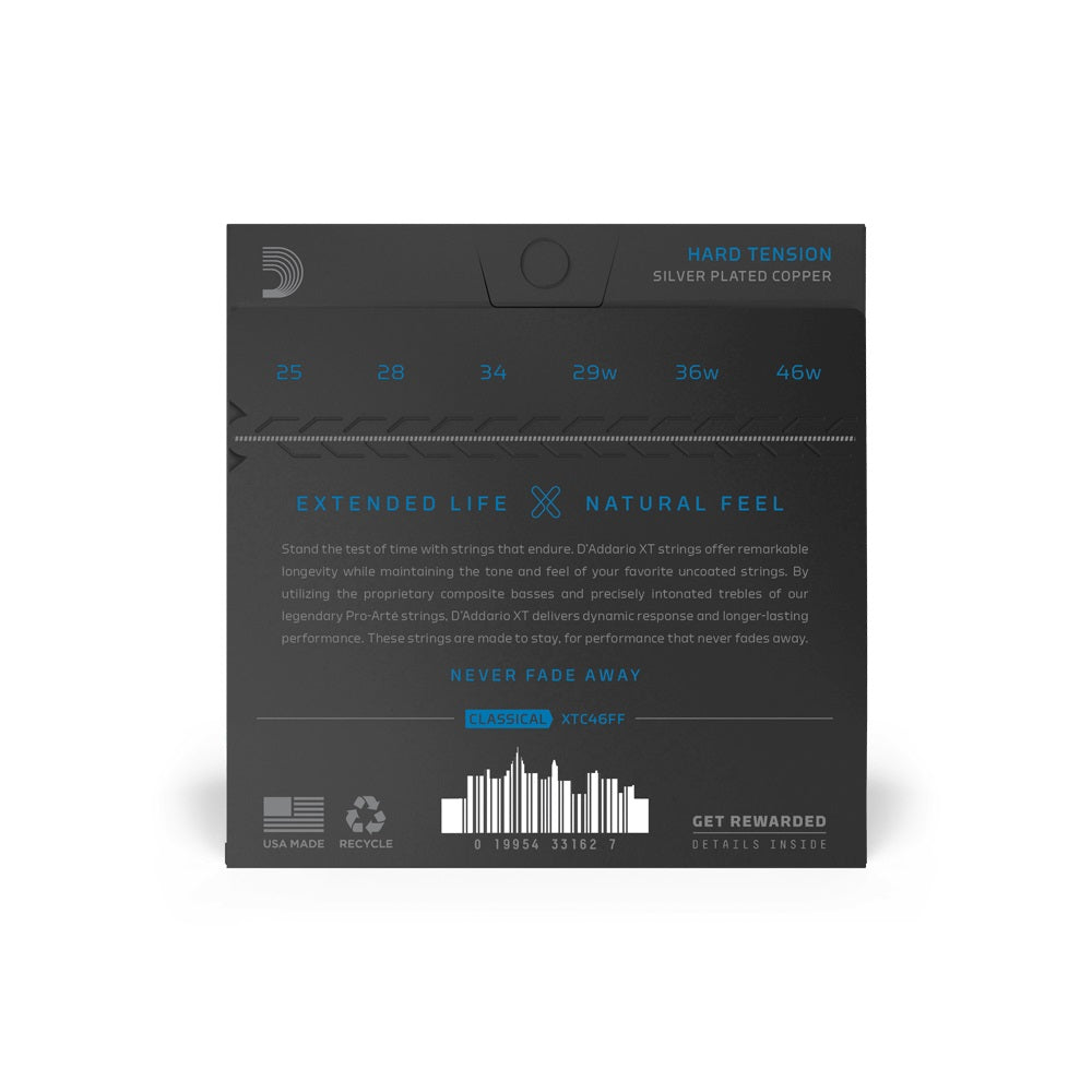D'Addario - XT Dynacore Hard Tension Coated Classical Guitar Strings