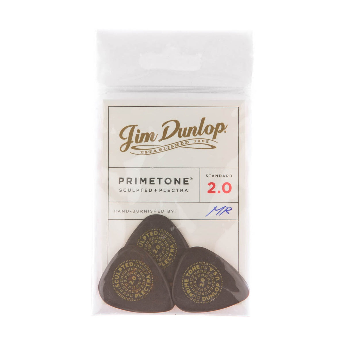 Dunlop - 2.0mm Primetone Standard Smooth Pick - 3 Pack #511P200