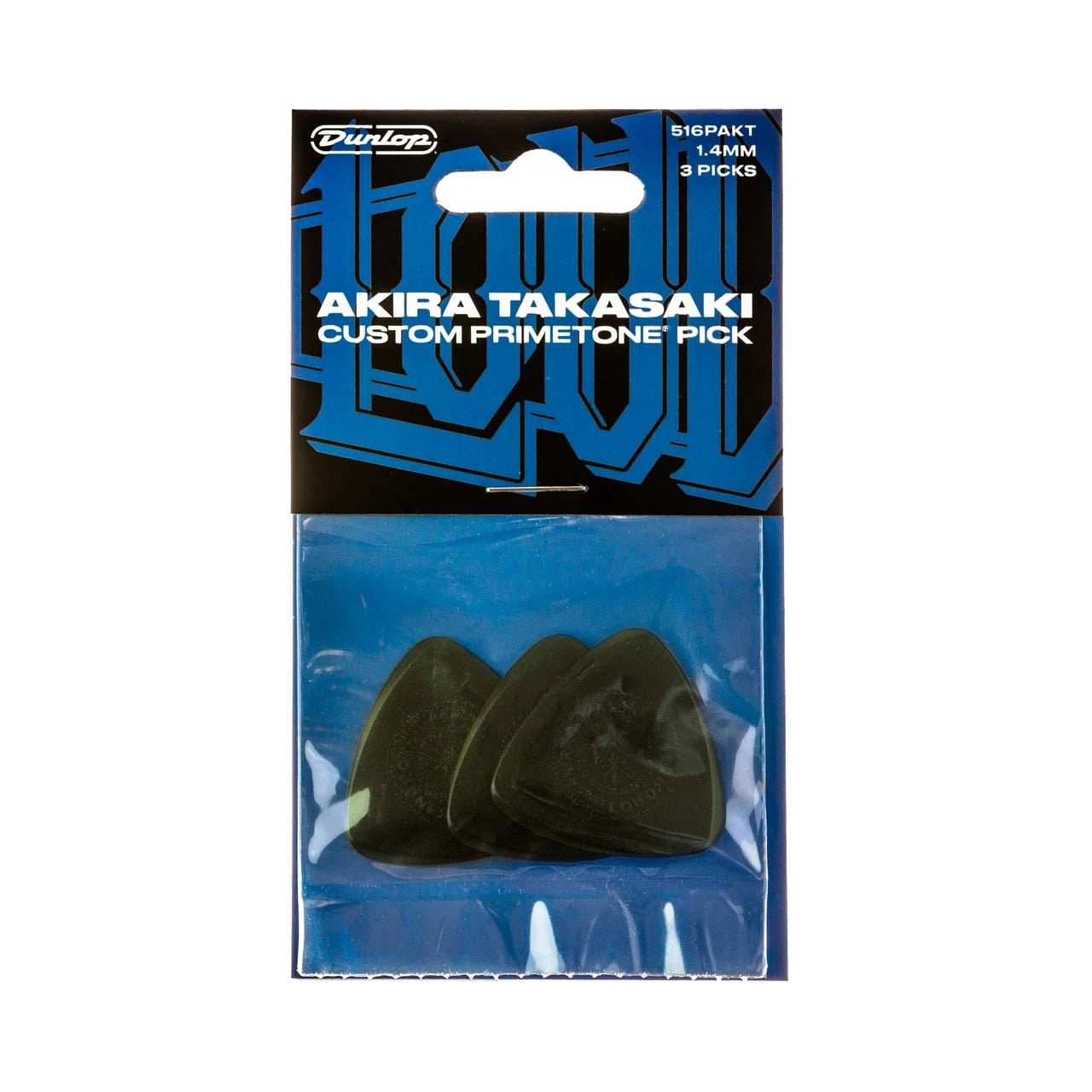 Dunlop - Akira Takasaki Custom Primetone Small Tri Pick 1.4mm - 3 Pack #516PAKT