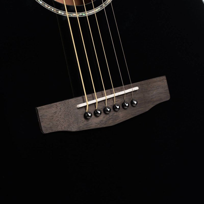 Cort - Earth Series Acoustic/Electric Guitar, Black #EARTH60CE-BK
