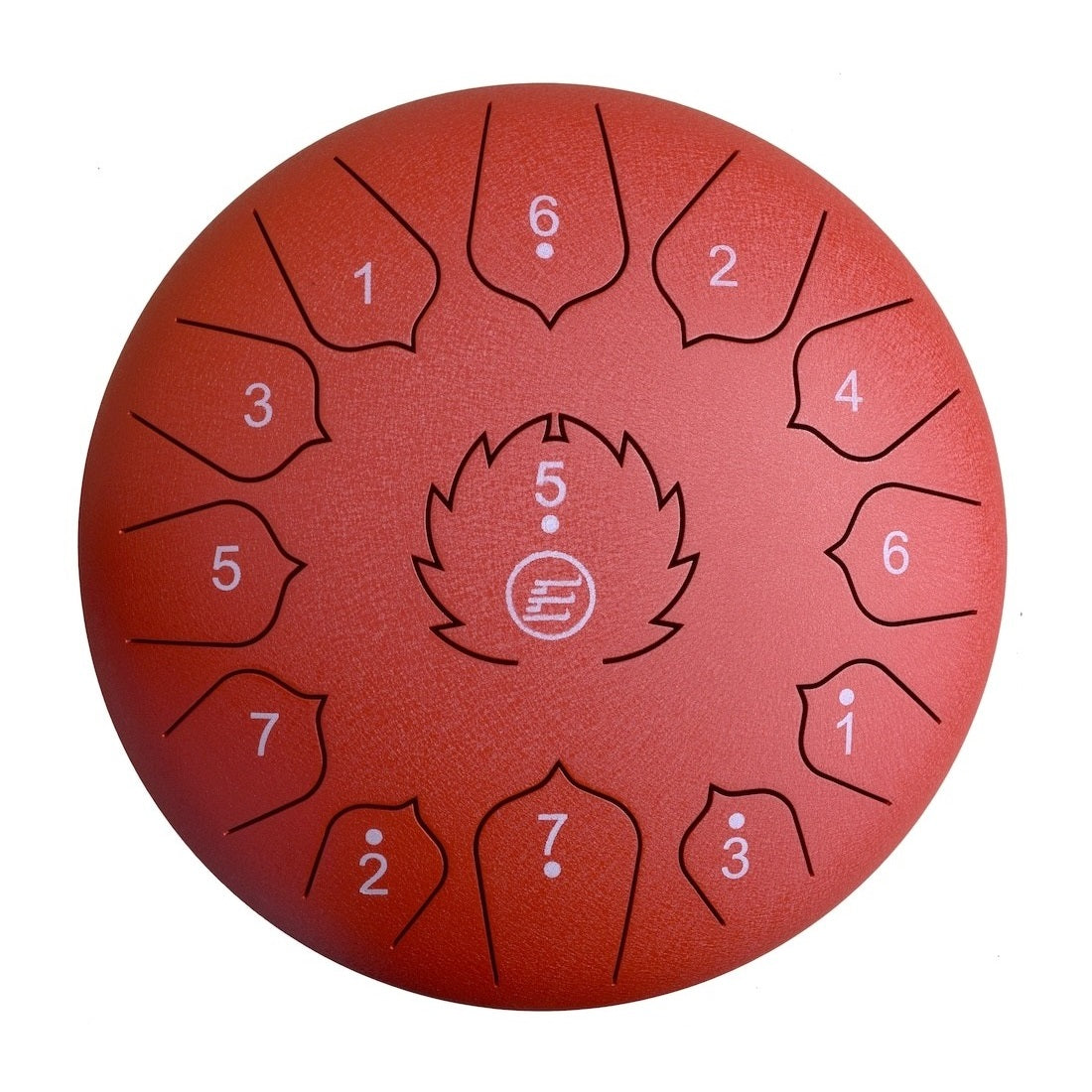 Ecko - 12″ 13 Notes Red Tongue Drum #TD12/13N