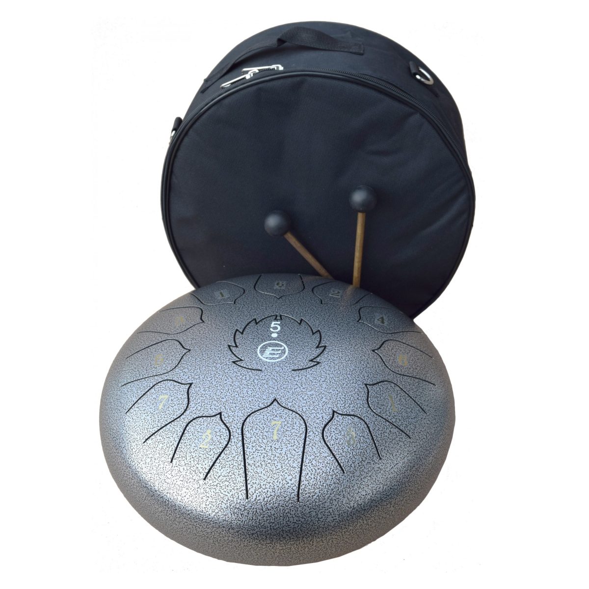 Ecko - 12″ 13 Notes Silver Tongue Drum #TD12/13N