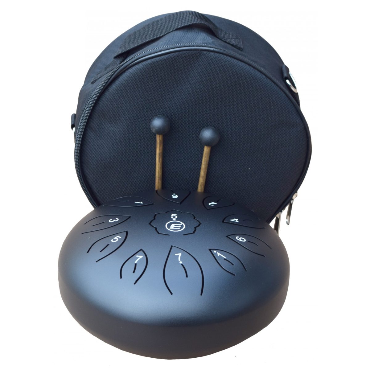 Ecko - 8″ 11 Notes Black Tongue Drum #TD8/11N