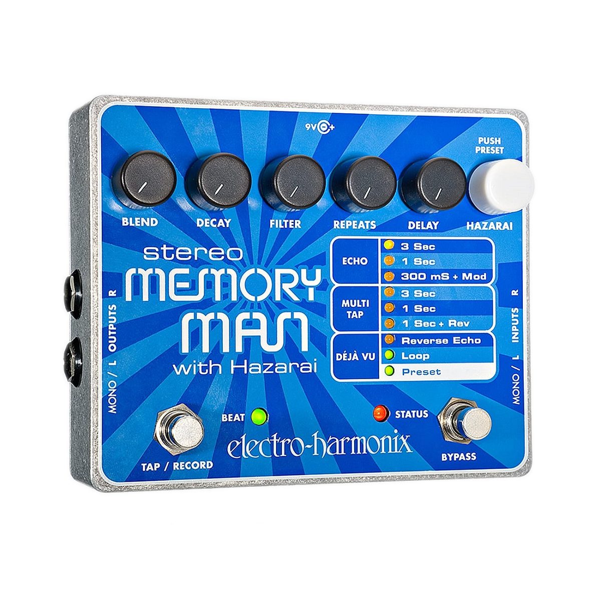 Electro-Harmonix - Stereo Memory Man with Hazarai