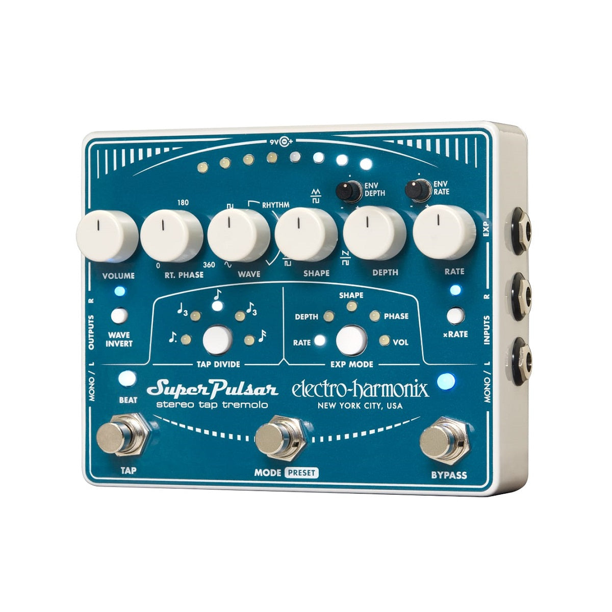 Electro-Harmonix Super Pulsar - Stereo Tap Tremolo