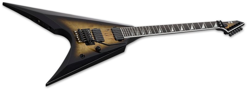 ESP - E-II ARROW Electric Guitar, Nebula Black Burst #EIIARROWBMNBLKB