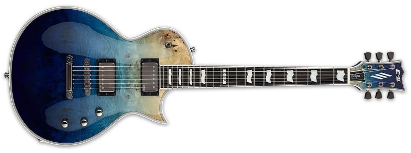 ESP - E-ii Eclipse 6-string Electric Guitar Blue Natural Fade #EIIECBMBLUNFD