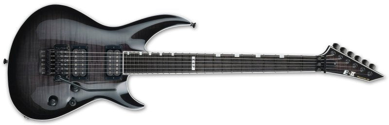 ESP - E-II Horizon-III Electric Guitar with Seymour Duncan Pickups and Floyd Rose Tremolo, See Thru Black Sunburst #EIIHOR3FMFRSTBLKSB