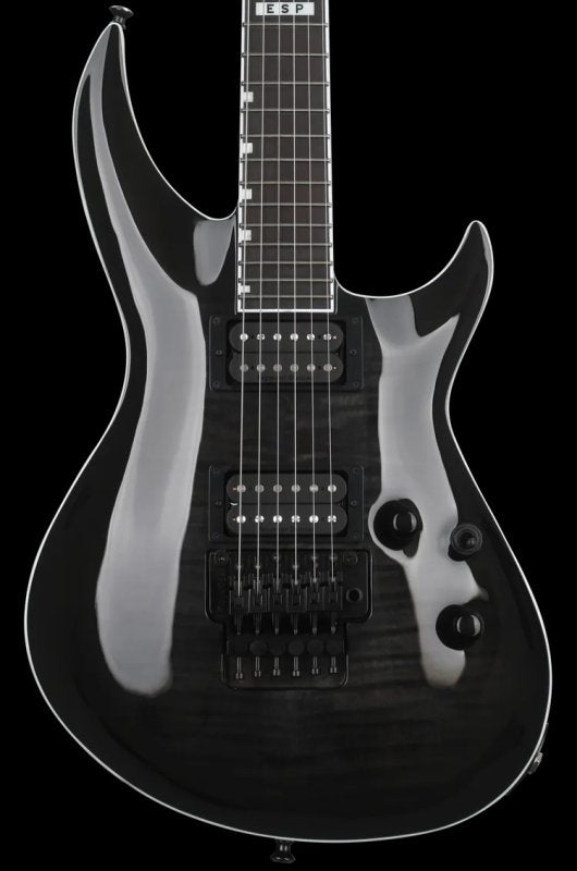 ESP - E-II Horizon-III Electric Guitar with Seymour Duncan Pickups and Floyd Rose Tremolo, See Thru Black Sunburst #EIIHOR3FMFRSTBLKSB