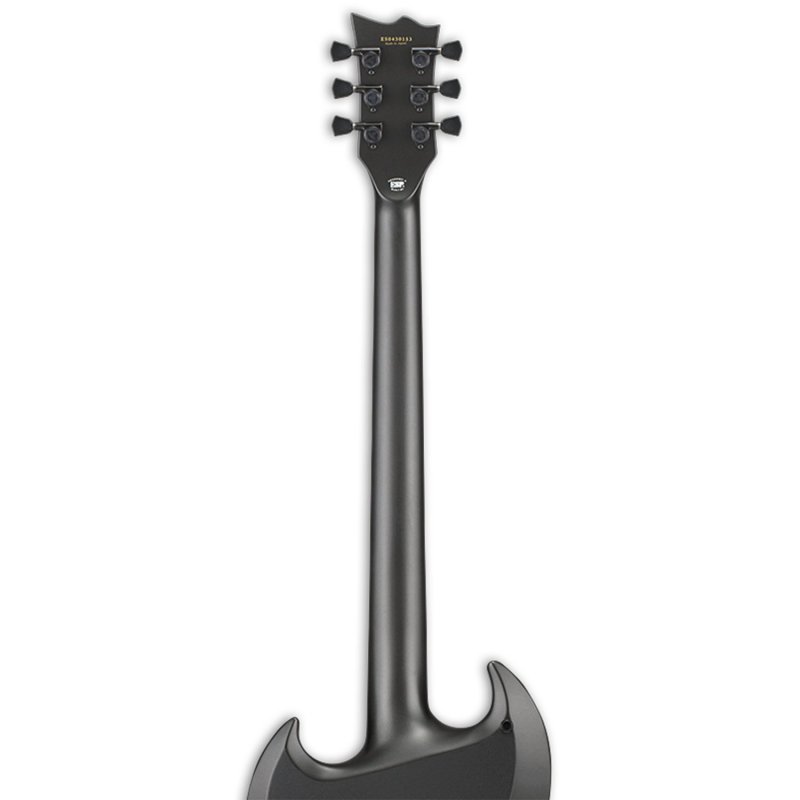 ESP - Solid-Body Baritone Electric Guitar, Viper Charcoal Metallic Satin #EIIVIPERBCHMS