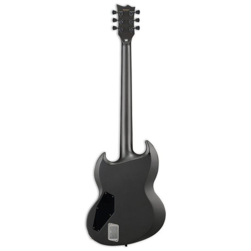 ESP - Solid-Body Baritone Electric Guitar, Viper Charcoal Metallic Satin #EIIVIPERBCHMS