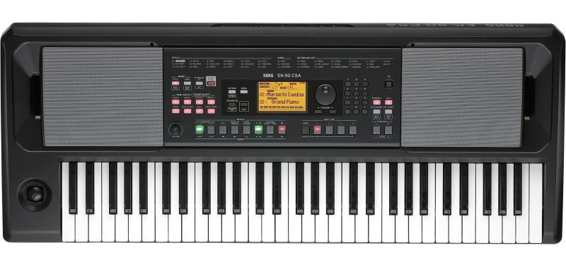 Korg - Portable 61-Key Arranger Keyboard with Latin Styles #EK50CSA