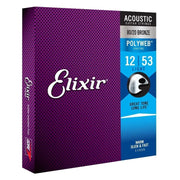 Elixir - 12-53 Acoustic 80/20 Bronze with POLYWEB Coating - Light 11050