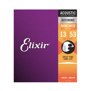 Elixir - 13-53 Acoustic 80/20 Bronze With Nanoweb Coating - 11182