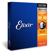 Elixir – 9-46 Electric Nickel Plated Steel w/ NANOWEB Coating – Custom Light 12027