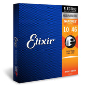 Elixir – 10-46 Electric Nickel Plated Steel w/ NANOWEB Coating – Light 12052