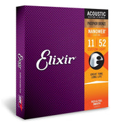 Elixir - 11-52 Phosphor Bronze Custom Light with Nanoweb Coating - 16027