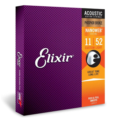 Elixir - 11-52 Bronze phosphoreux avec revêtement NANOWEB - Léger personnalisé 16027