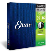 Elixir - 9-46 Electric Nickel Plated Steel with OPTIWEB Coating - Custom Light 19027
