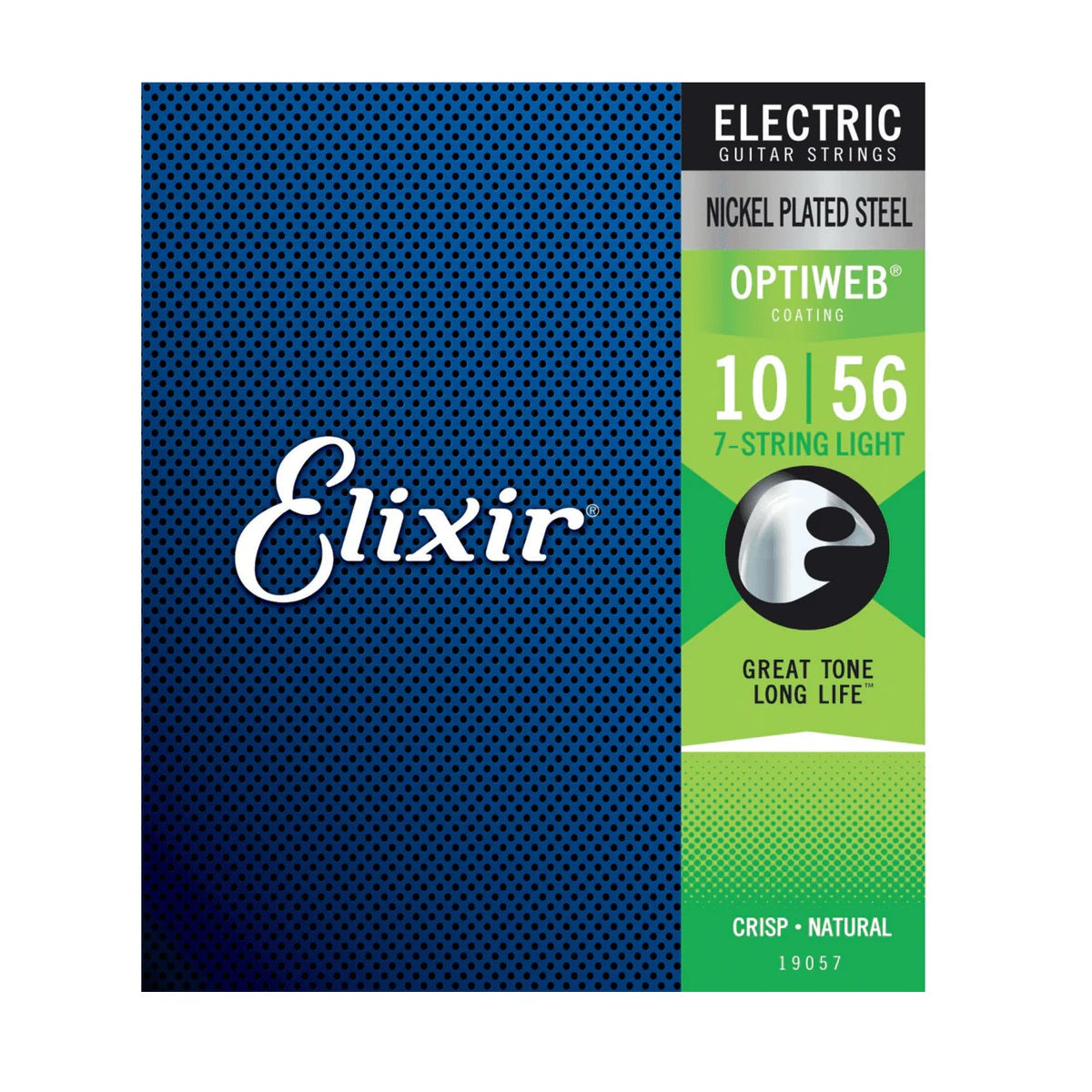 Elixir - 10-56 7-String Electric Nickel Plated Steel with OPTIWEB Coating - 19057
