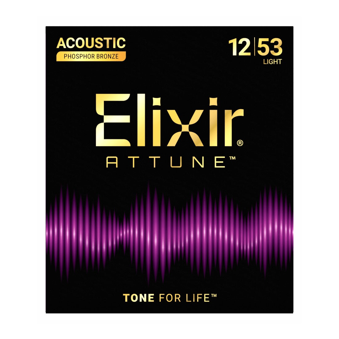 Elixir – 12-53 Attune Phosphor Bronze – Light #21052 — 1